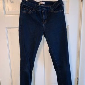 Hollister denim skinny jeggings size 9 used